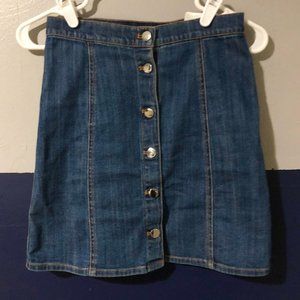 H&M A-Line Jean Skirt
